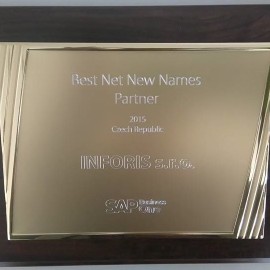 Ocenění – Best Net New Names Partner