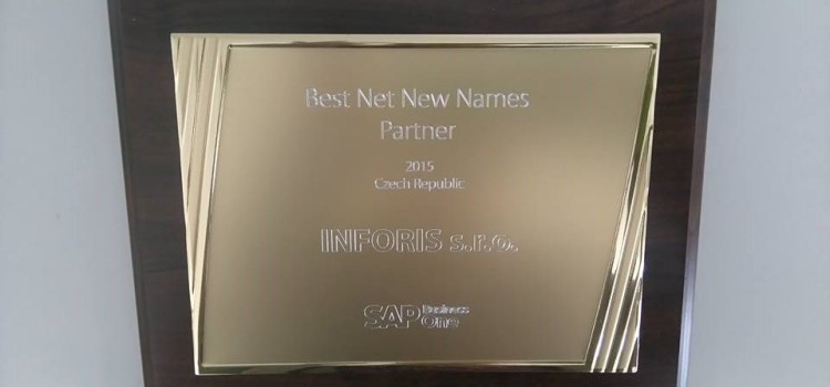 Ocenění – Best Net New Names Partner